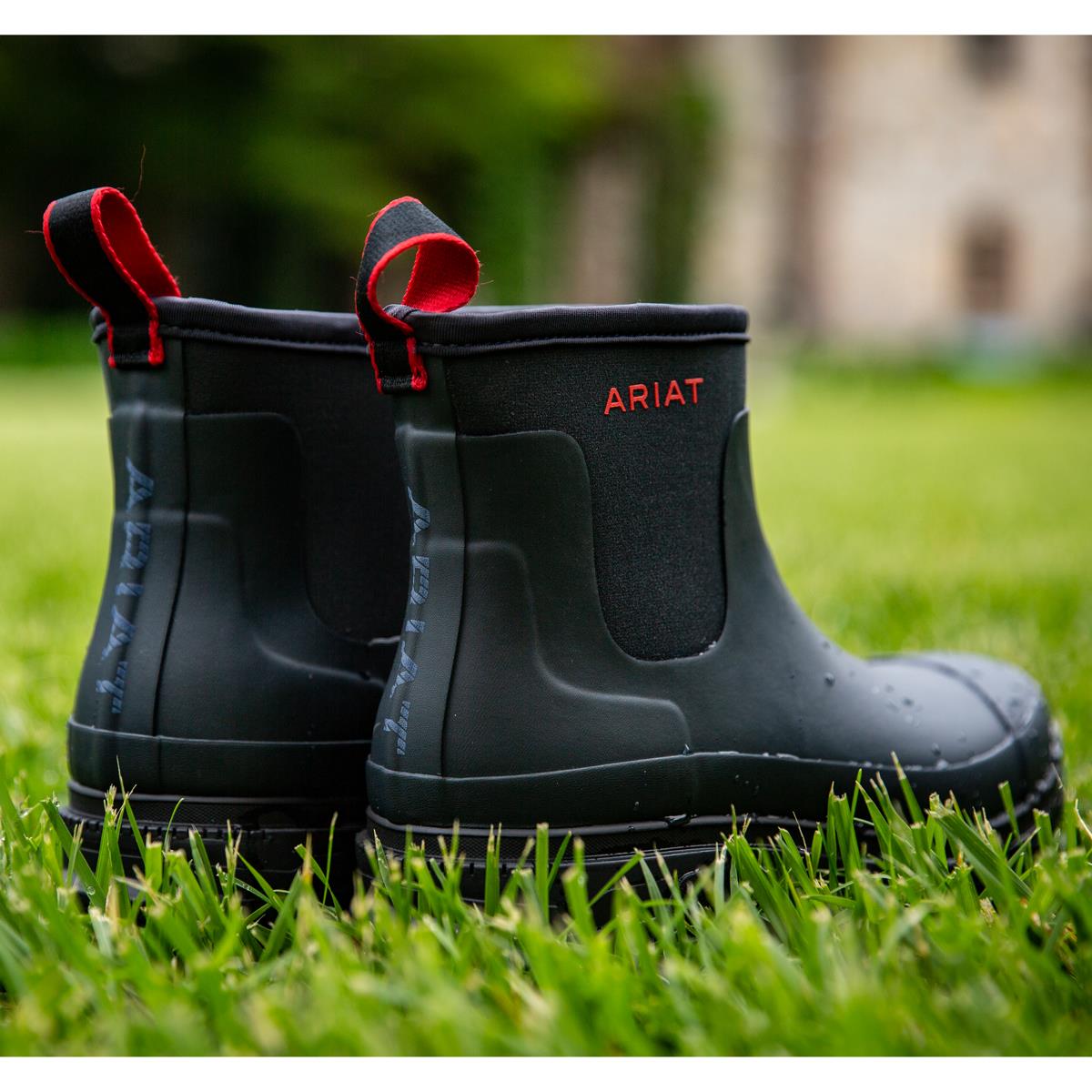 Navy Ariat Womens Kelmarsh Shortie Boots Lifestyle Rear