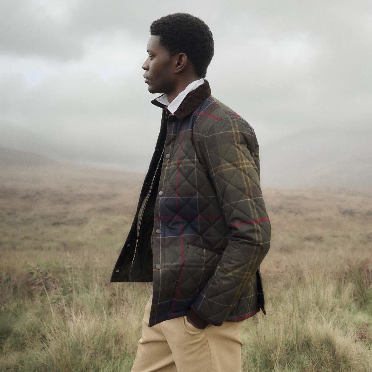 Barbour Mens Icons Tartan Heritage Liddesdale Quilted Jacket