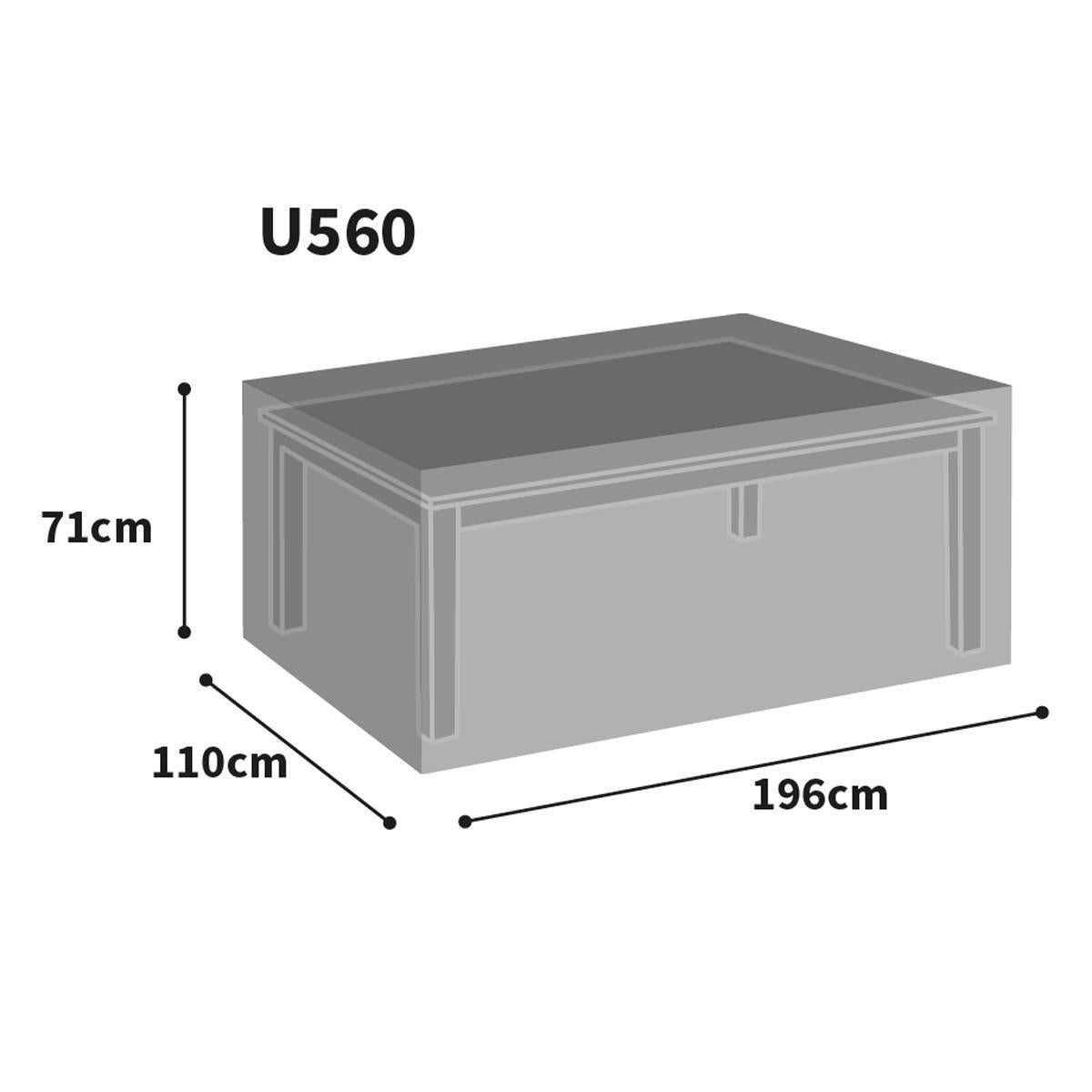 Bosmere Ultimate Protector Rectangular Table Cover 8 Seat Green U560G
