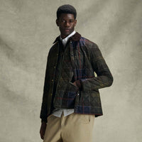 Classic Tartan Barbour Mens Icons Tartan Heritage Liddesdale Quilted Jacket Lifestyle 2