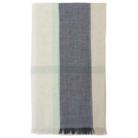 Navy/Mint Tartan Barbour Womens Maisy Tartan Scarf