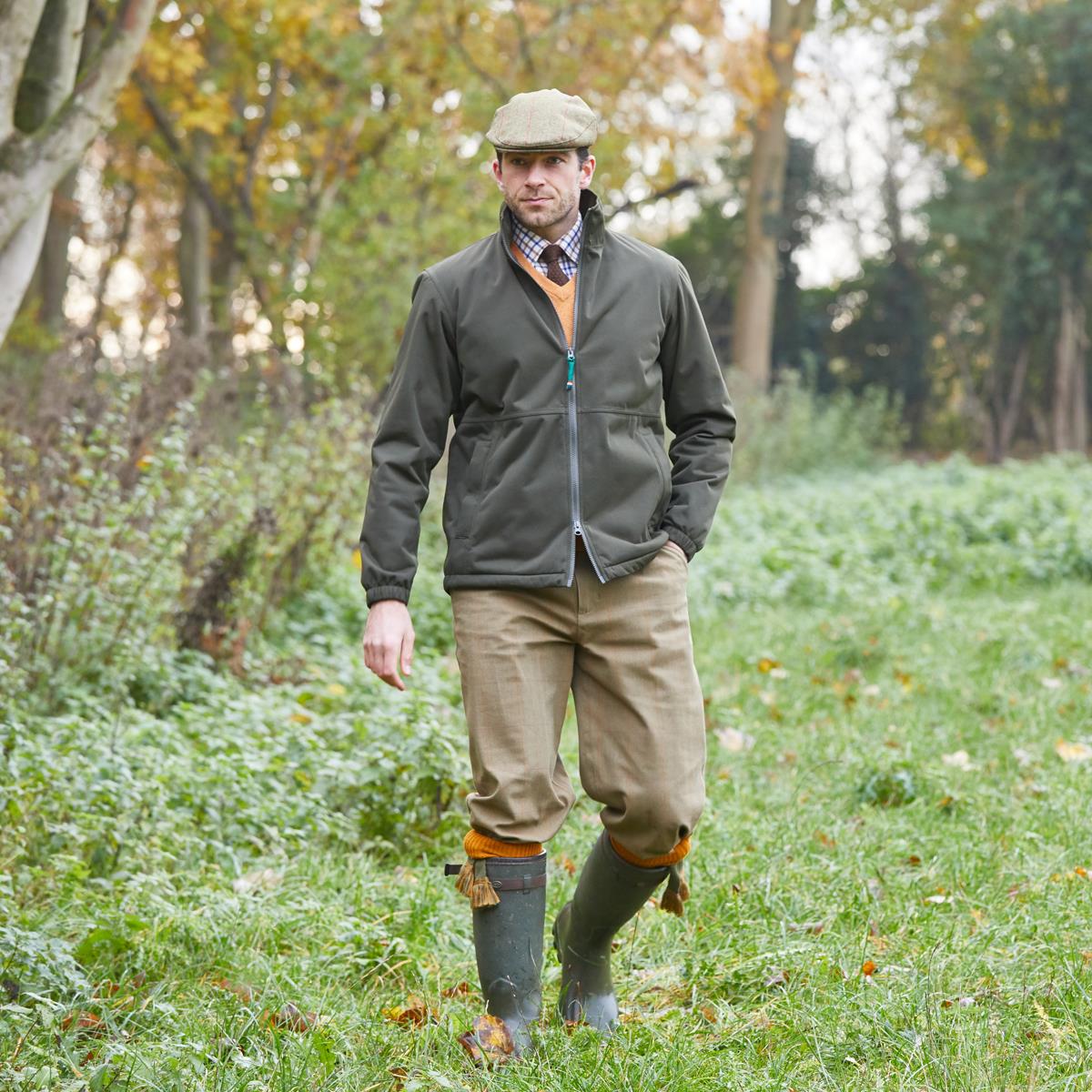 Olive Alan Paine Mens Mossley Wind Stopper Jacket Lifestyle
