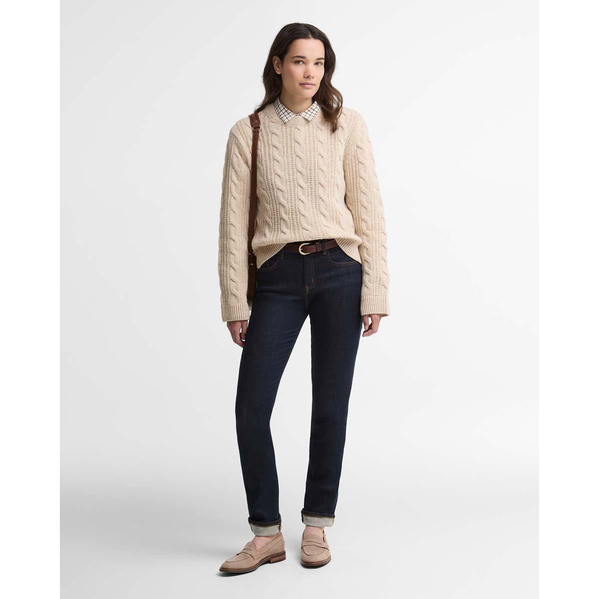 Birch Barbour Womens Joan Knitted Jumper ON MODEL