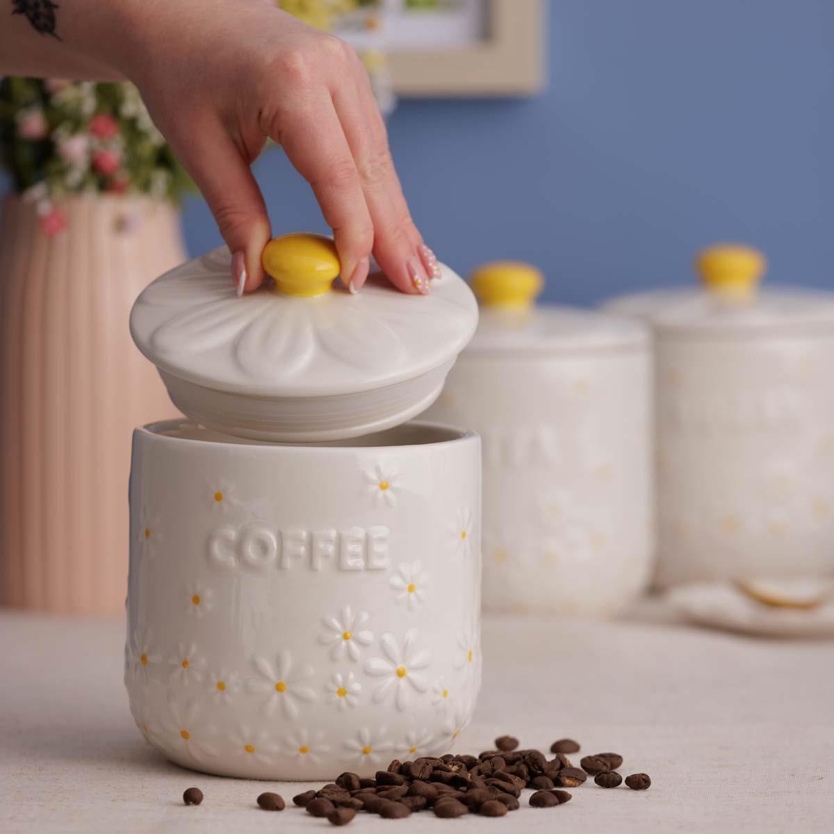Price and Kensington Daisy Coffee Jar
