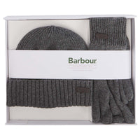 Barbour Mens Carlton Beanie & Gloves Gift Set