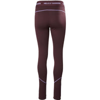 Hickory Helly Hansen Womens Merino Midweight Base Layer Pants Rear