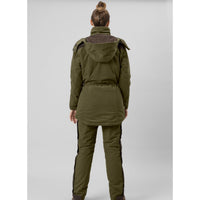 Pine Green Seeland Womens Max Warm II Jacket On Model Rear