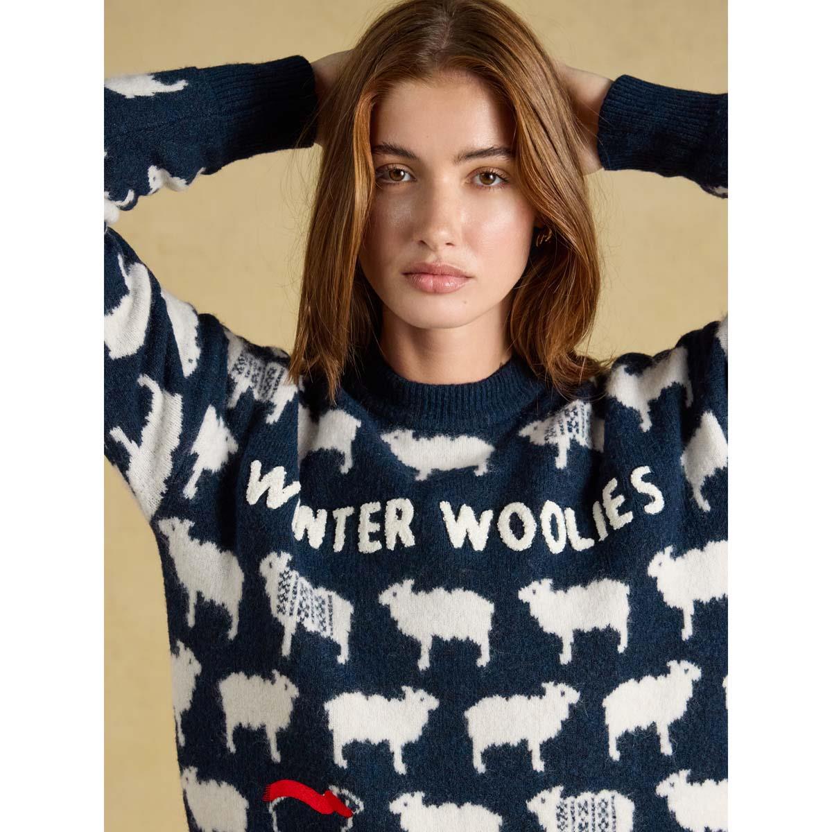 Joules Womens Winter Woolies Knit Jumper