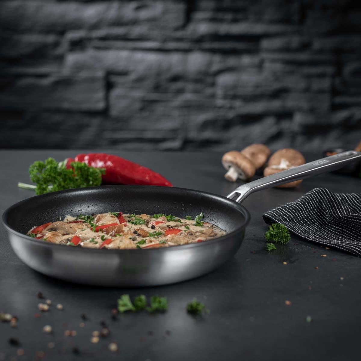 Kuhn Rikon Culinary Fiveply 3 Piece Mixed Cookware Set Frying Pan