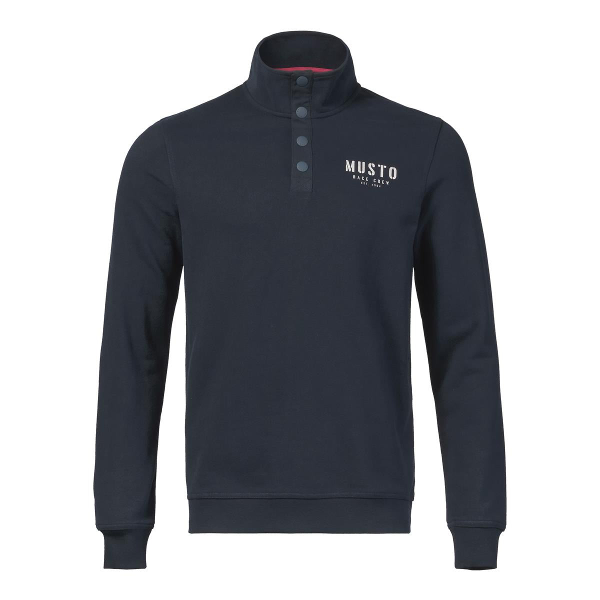 Musto Mens Marina Half Zip Snap Sweat 2.0
