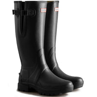 Black Hunter Mens Balmoral Adjustable Tech Sole Wellington Boots