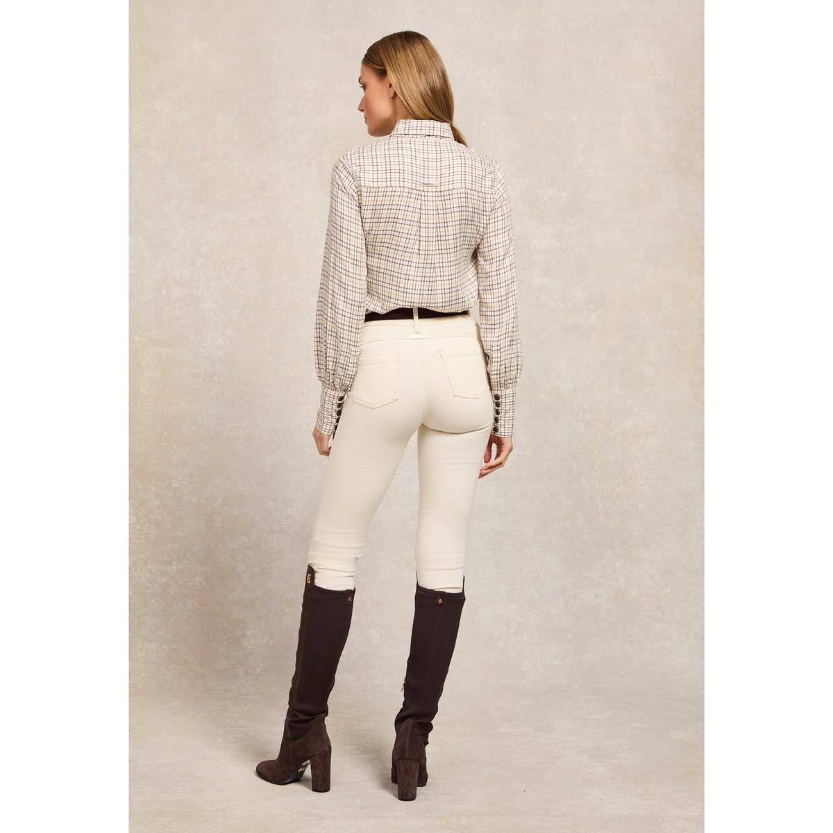 Cheltenham Check Holland Cooper Womens Heritage Shirt On model back