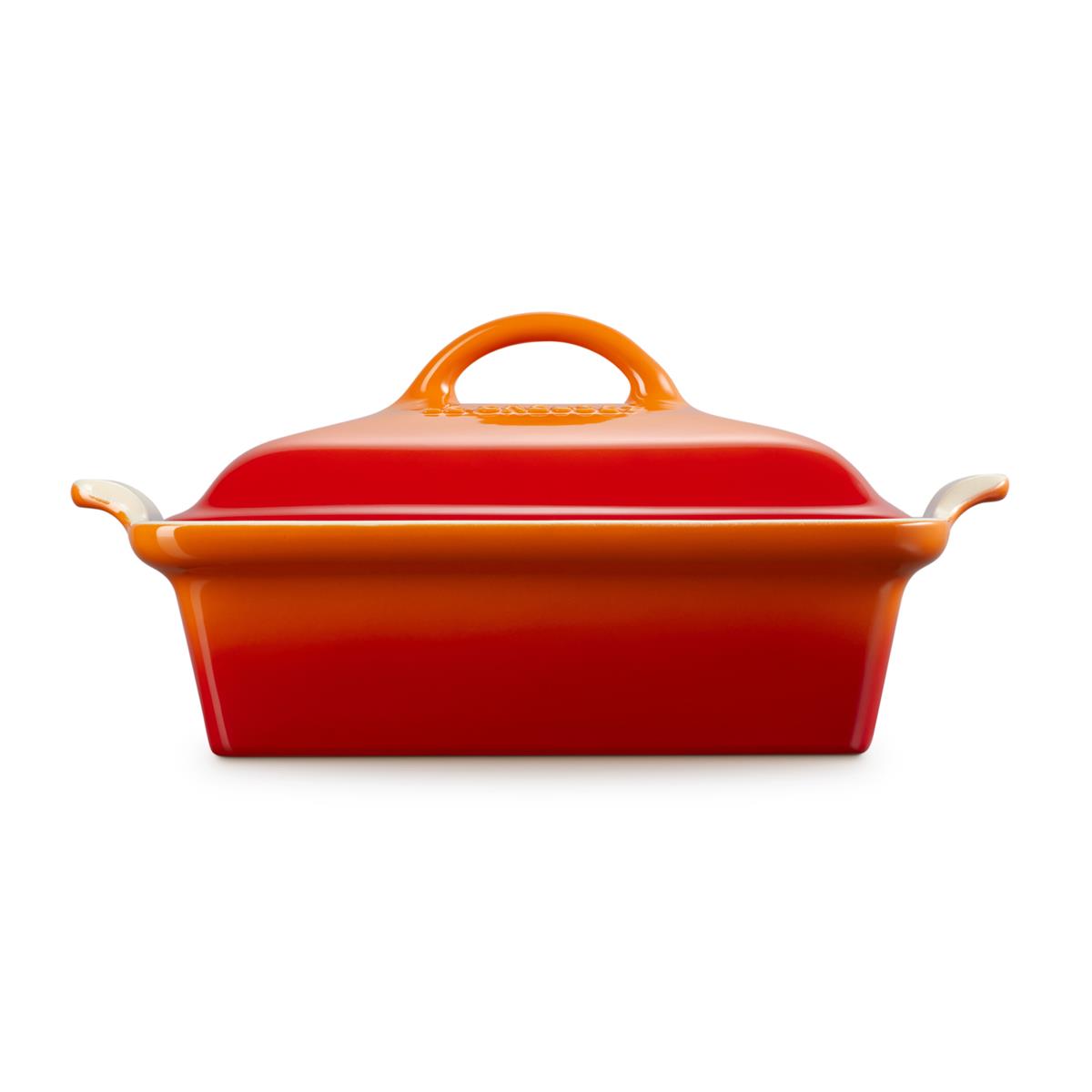 Le Creuset 23cm Stoneware Heritage Dish With Lid