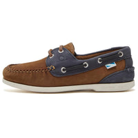 Brown/Navy Chatham Womens Bermuda Lady II G2 Deck Shoes Side