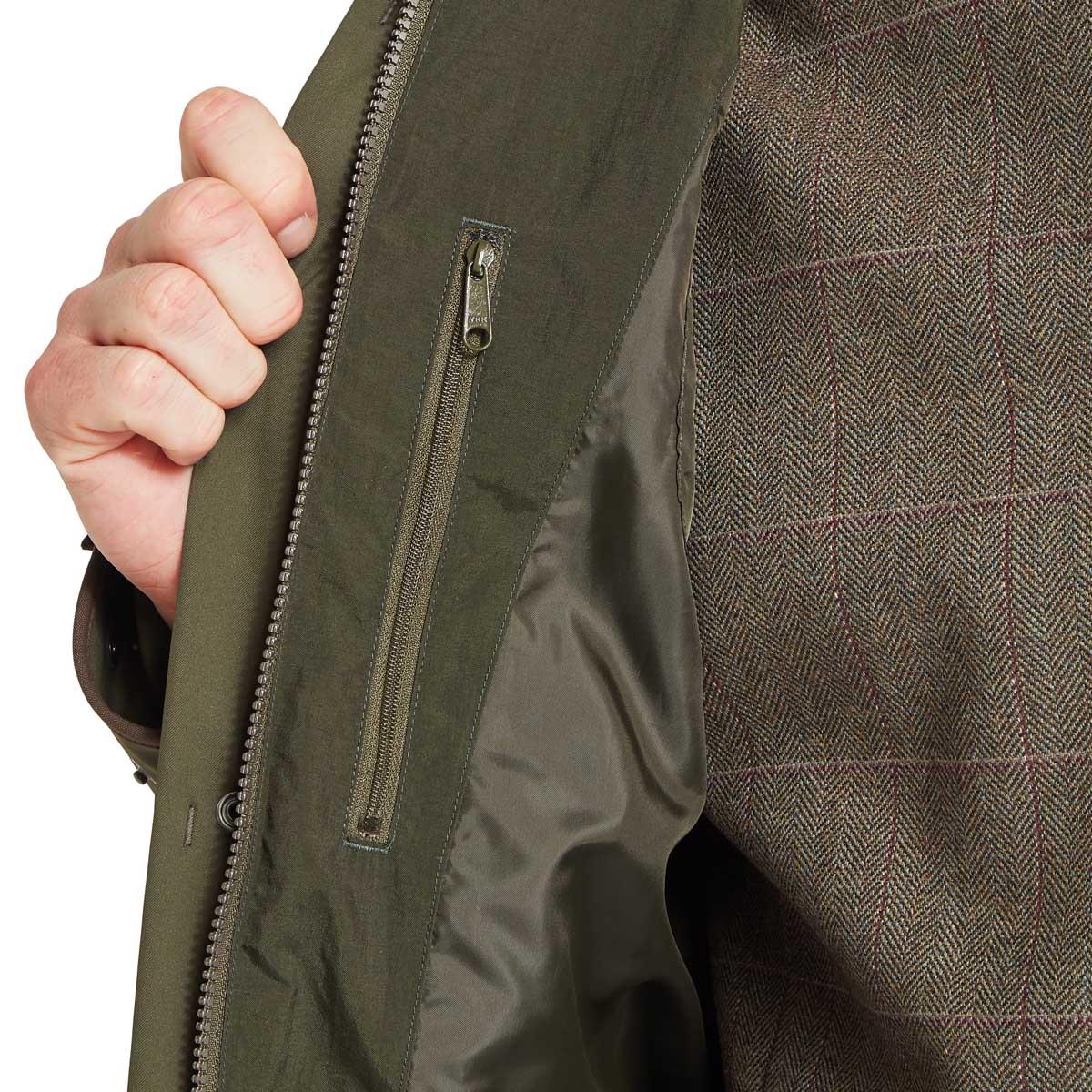Forest Schoffel Mens Snipe Ultralight Coat Internal Pocket