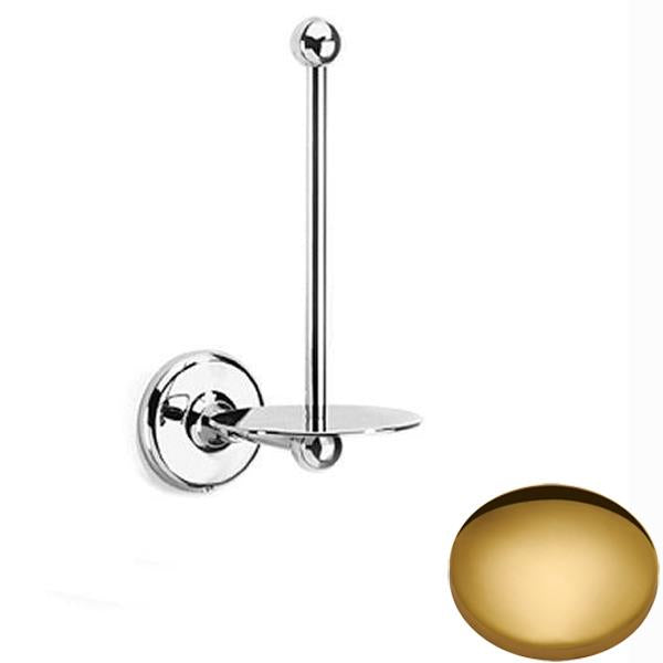 Polished Brass Samuel Heath Novis Spare Toilet Roll Holder N1031
