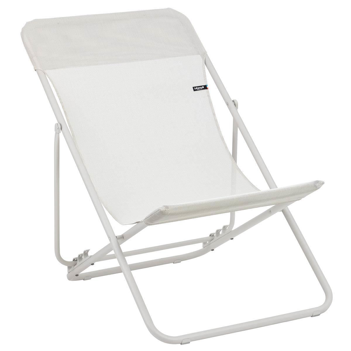 Siegle Lafuma Maxi Transat Colour Block Batyline ISO Deck Chair