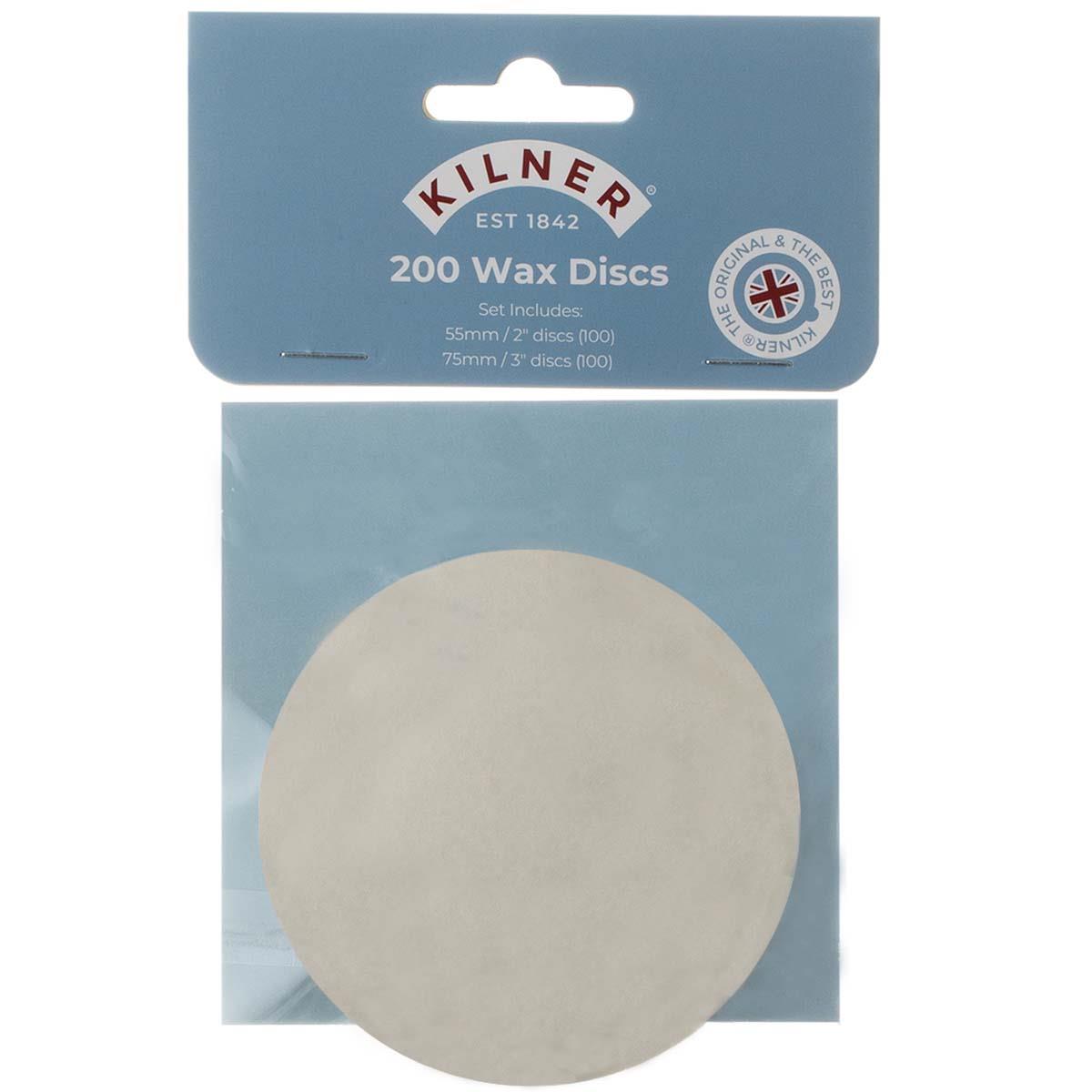 Kilner Pack of 200 Wax Discs