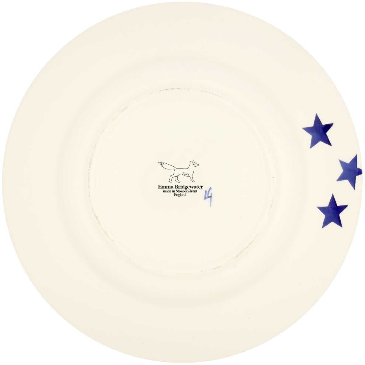 Emma Bridgewater Blue Star Large 10.5 Inch Plate