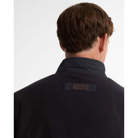 NAVY Barbour Mens Lowich Fleece Jacket COLLAR