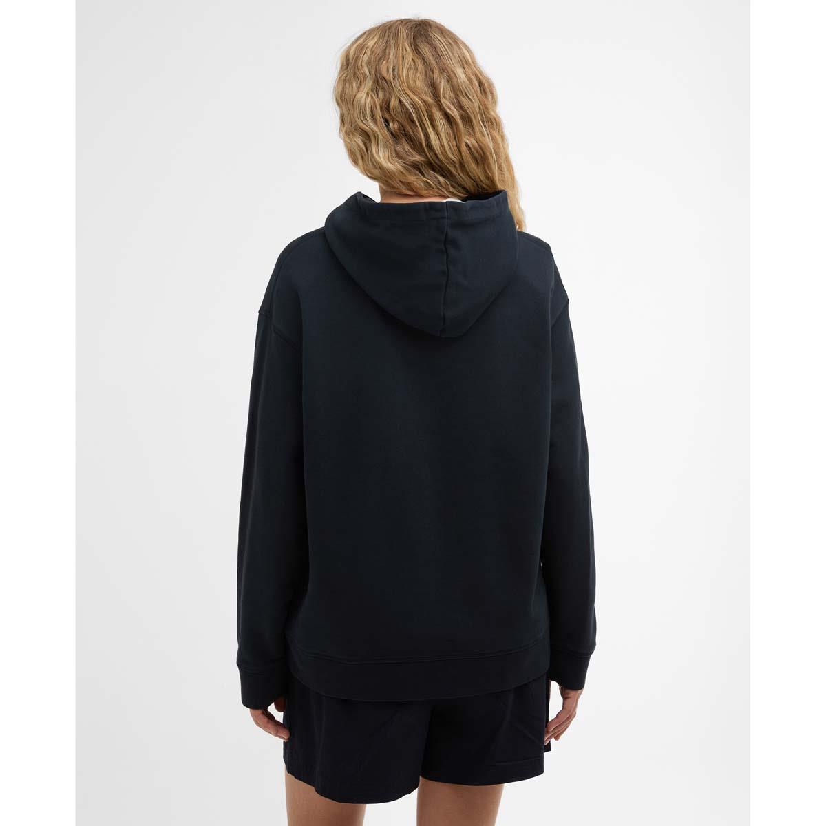 Navy Barbour Womens Hartland Hoodie Back