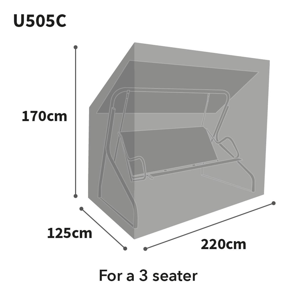 Bosmere Ultimate Protector Swing Seat Cover 3 Seat Green U505G