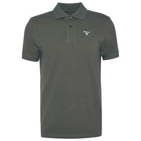 Uniform Green Barbour Mens Sports Polo