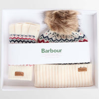 Barbour Womens Holly Beanie & Gloves Gift Set