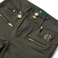 Hunter Green Holland Cooper Womens Biker Jean