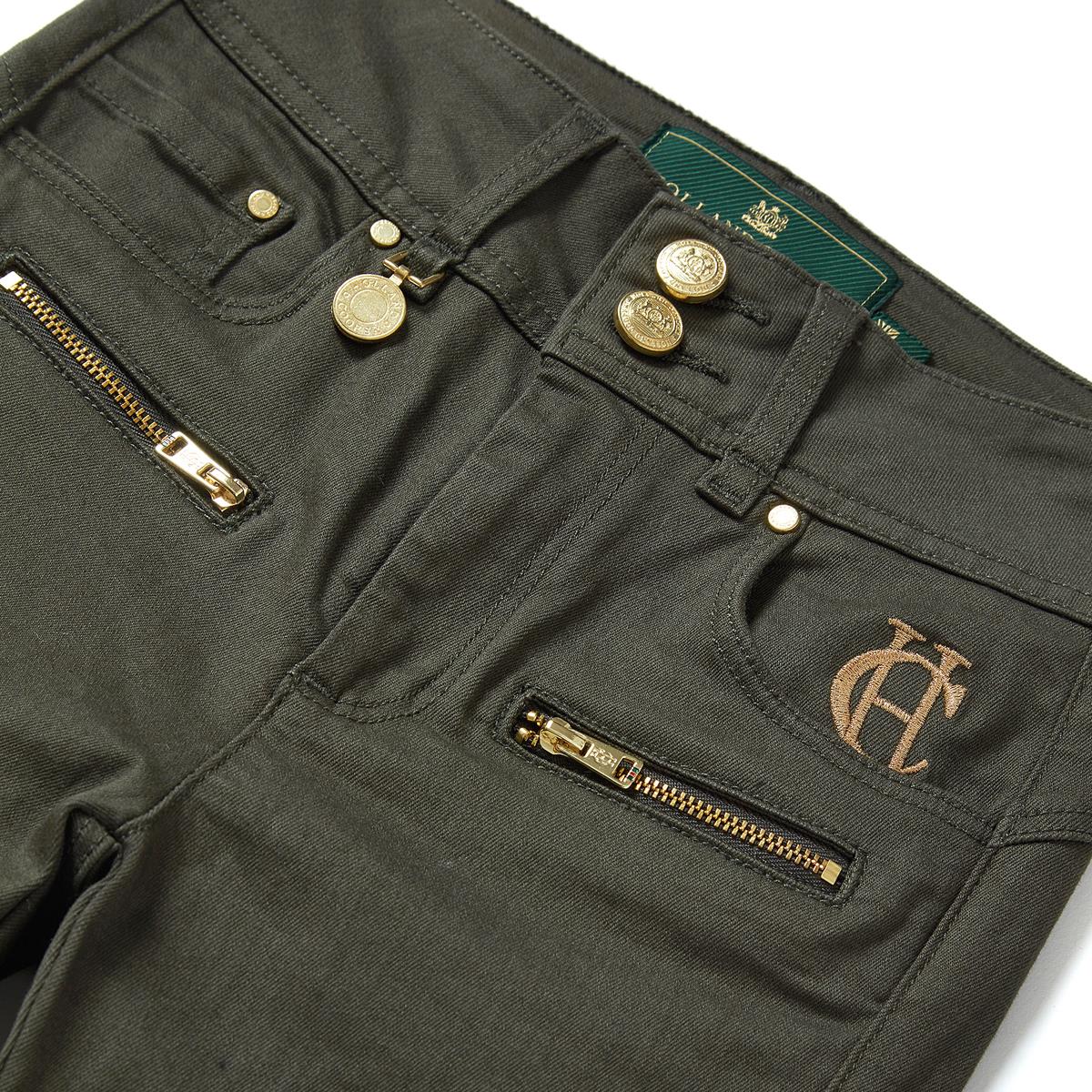 Hunter Green Holland Cooper Womens Biker Jean