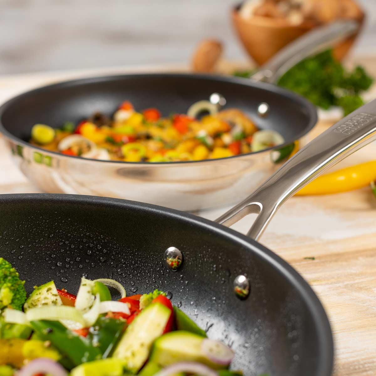 Kuhn Rikon Allround Non-Stick Frying Pan Set 24cm and 28cm