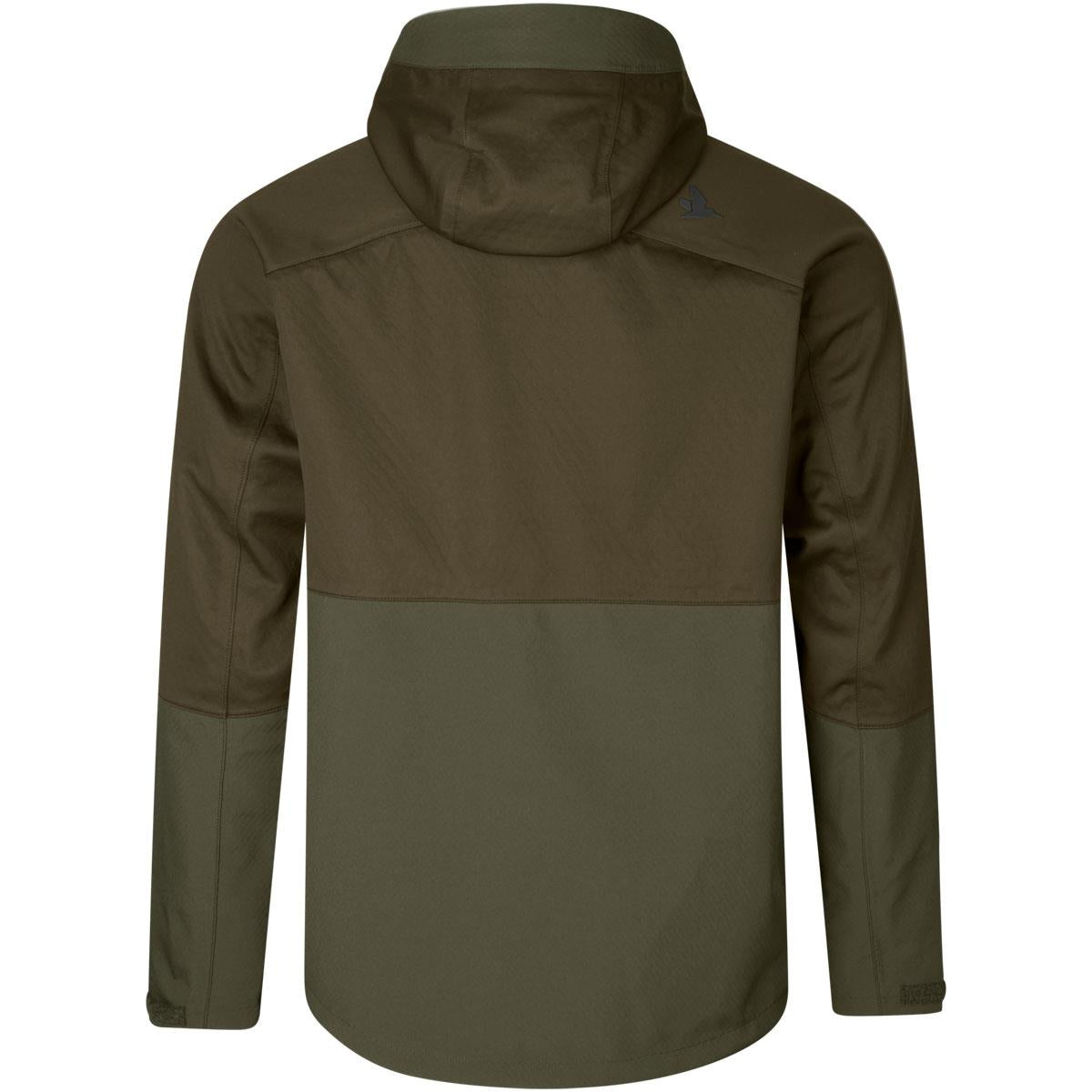 Pine Green Seeland Mens Hawker Shell II Waterproof Jacket Back