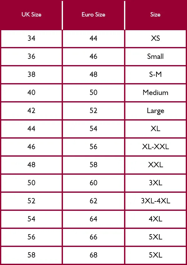 Size Guide