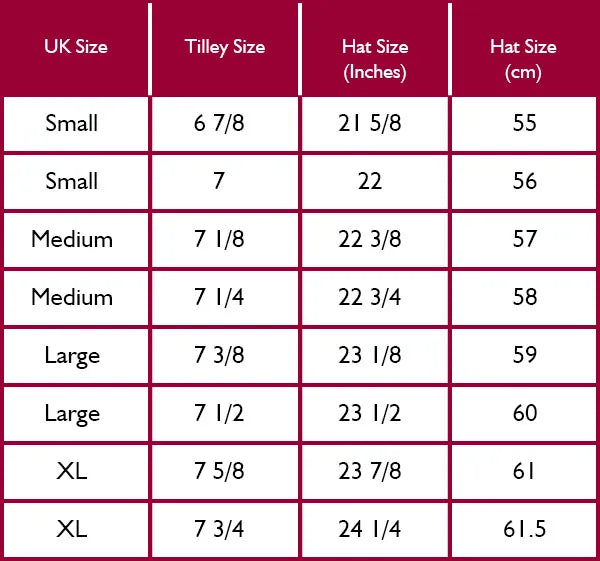 Size Guide
