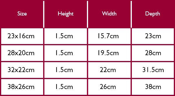 Dexam Supreme Roaster Rack Size Guide