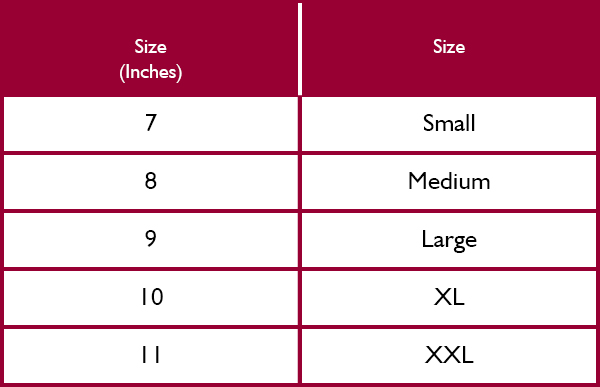 Laksen Gloves Size Guide