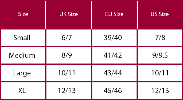 Le Chameau Mens Slippers Size Guide