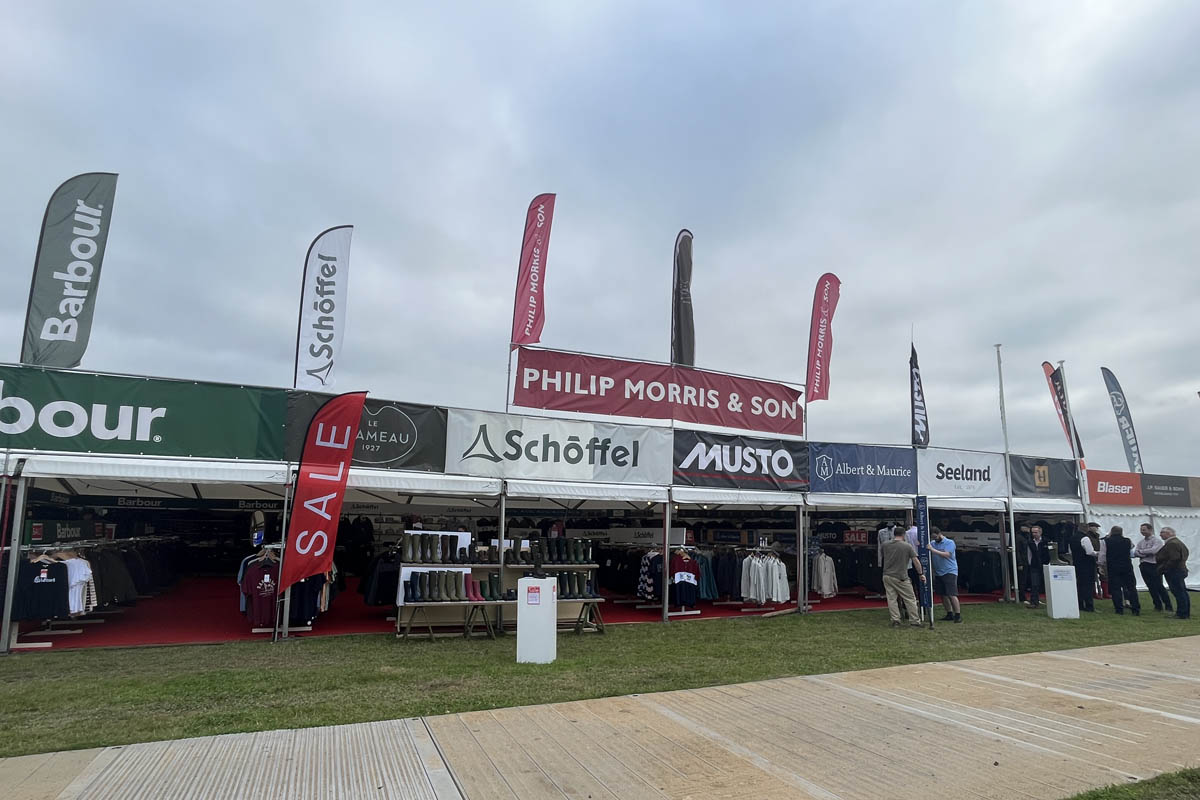 Philip Morris & Son Stand at The Game Fair